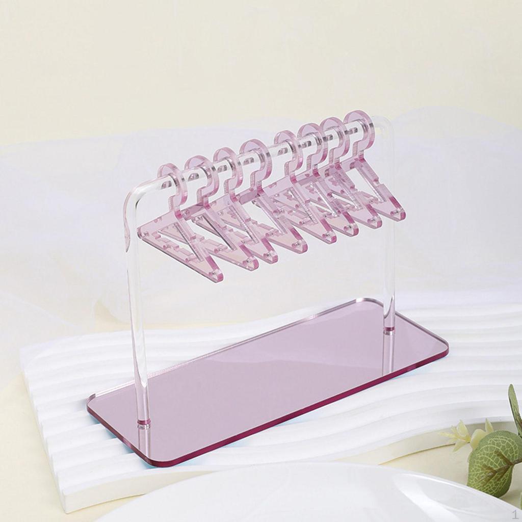 Acryl Ohrringständer Desktop Deko Accessoires Hänger Regal Stil Organizer