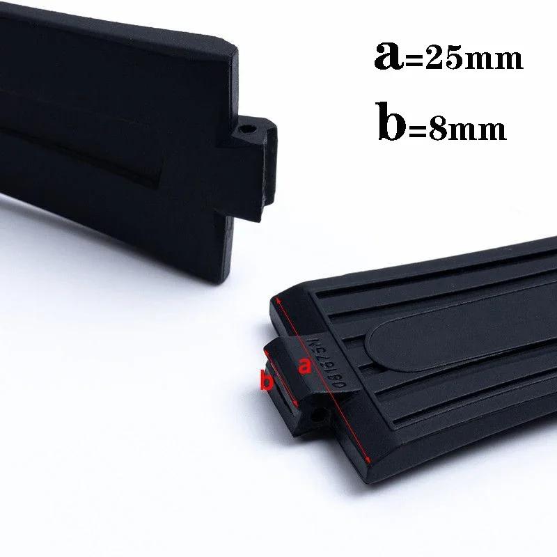 Rubber Watch Band For Vacheron Constantin Overseas VC 47450 VC 49020 Wristband 25MM-8MM Men's Luxury Silicone Watch Straps