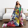 M-Mighty Morphin Flannel Blankets  Cartoon P-Power Rangers Soft Warm Throw Blanket for Couch Bed Bedspread Sofa Bed Cover