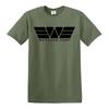 NEW Weyland Corp T Shirt, Movie Inspired UFO Aliens SciFi Gift for Him Dad