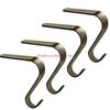  Christmas Stocking Hangers Metal Hanging Hooks for Fireplaces Accessories Mantel Ornaments Holders Party Supplies