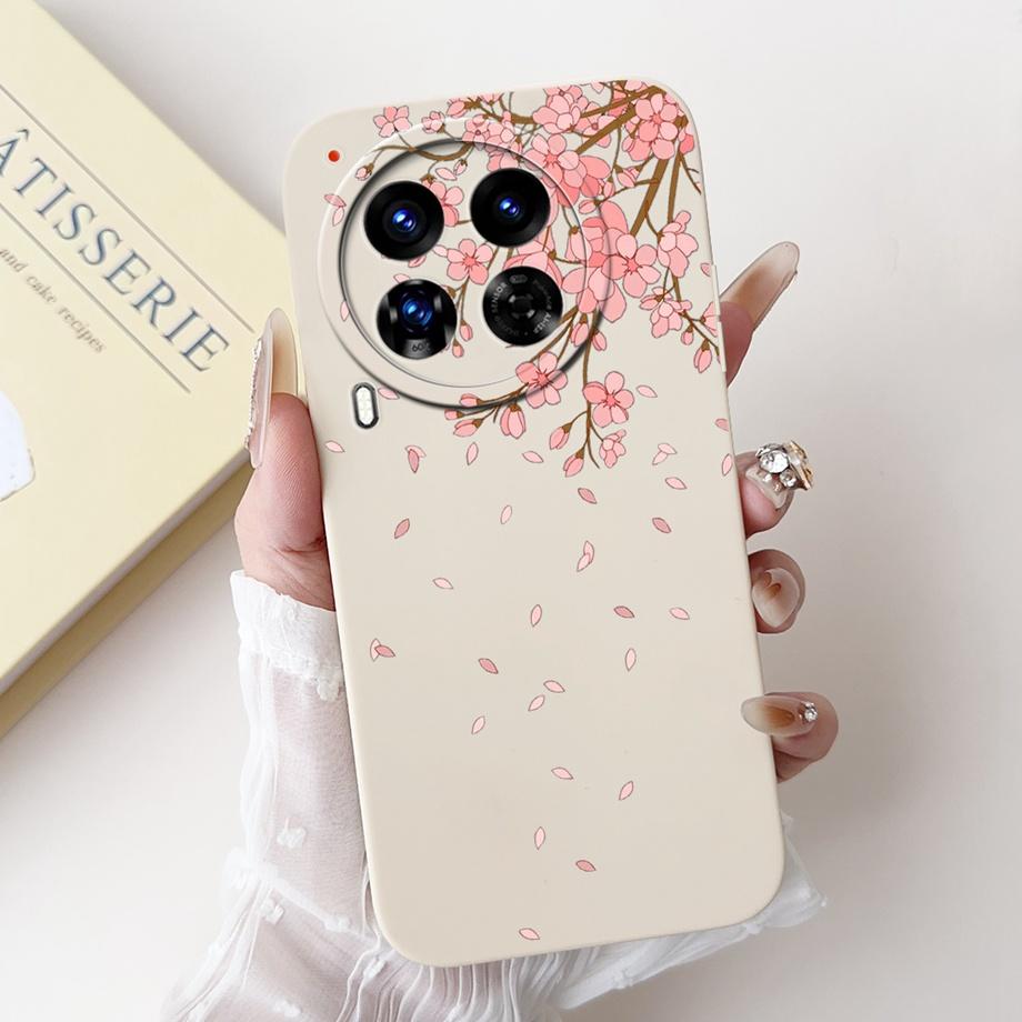 For Tecno Camon 30 Premier Case Cover Soft Silicone TPU Flower Girly Fashion Phone Case For Tecno Camon 30 5G /4G Bumper Fundas