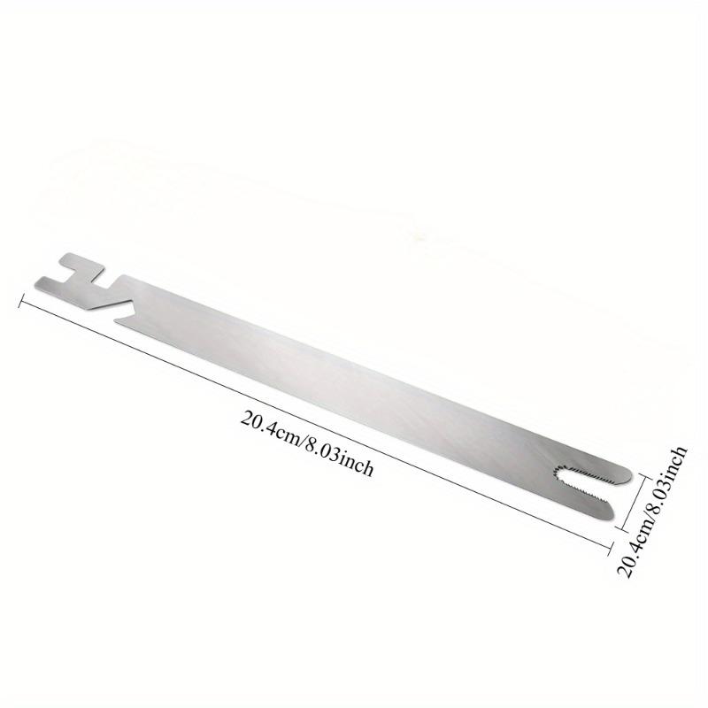 1 шт. Инструмент для снятия цилиндра Замок двери из нержавеющей стали Панель Съемник Гаечный ключ Ремонтные инструменты Инструменты слесаря Съемник цилиндра White