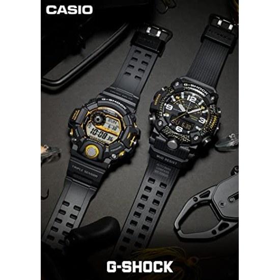 G-SHOCK Montre Casio RANGEMAN Radio Solaire GW-9400YJ-1JF Homme NoirJaune