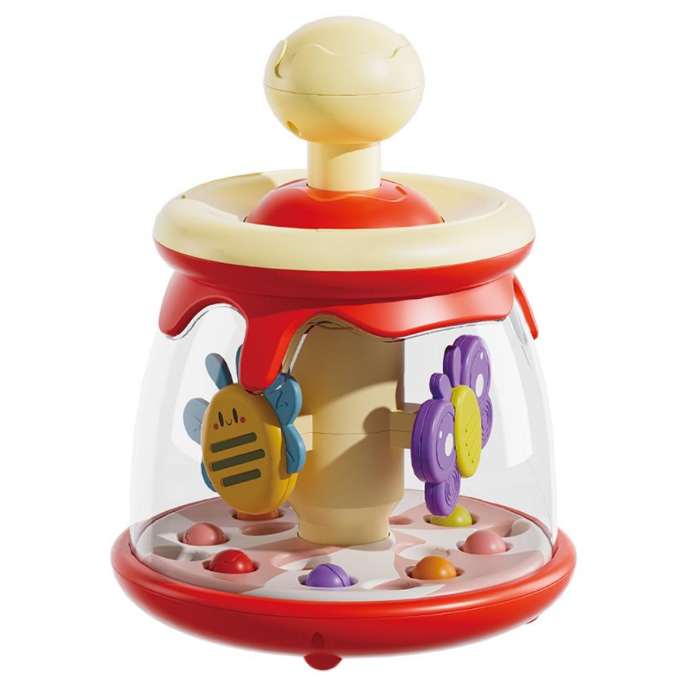 Learn Cause Effect Baby Pressing Jumping Ball Toy Portable Interactive Developmental Toy  Gifts