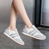 Summer New PU Breathable Mesh Designer Women's Lace-up Sneakers 2025 Classic Trend Non-slip Hot-selling Women's Vulcanized Shoes