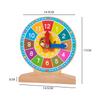 Children Clock Model Educational Toys Hour Minute Cognition Matching Puzzle Toy Kids Early Preschool Time Cognition Teaching Aid