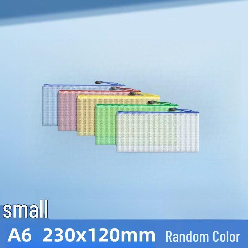 

Transparent A4 Zipper Document Bag - Large Capacity, Thickened, Waterproof for Exams & Students Student (Exam Storage) + Office (Document Storage)