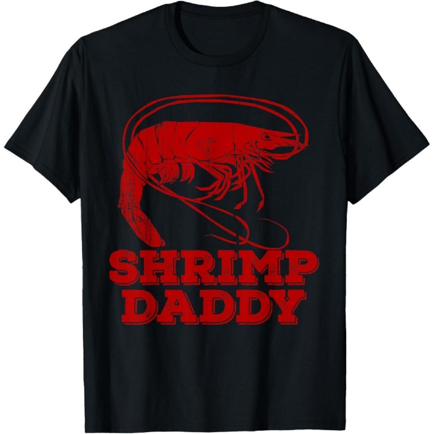 

Vintage Shrimp Daddy T-Shirt XXXXXL чорний