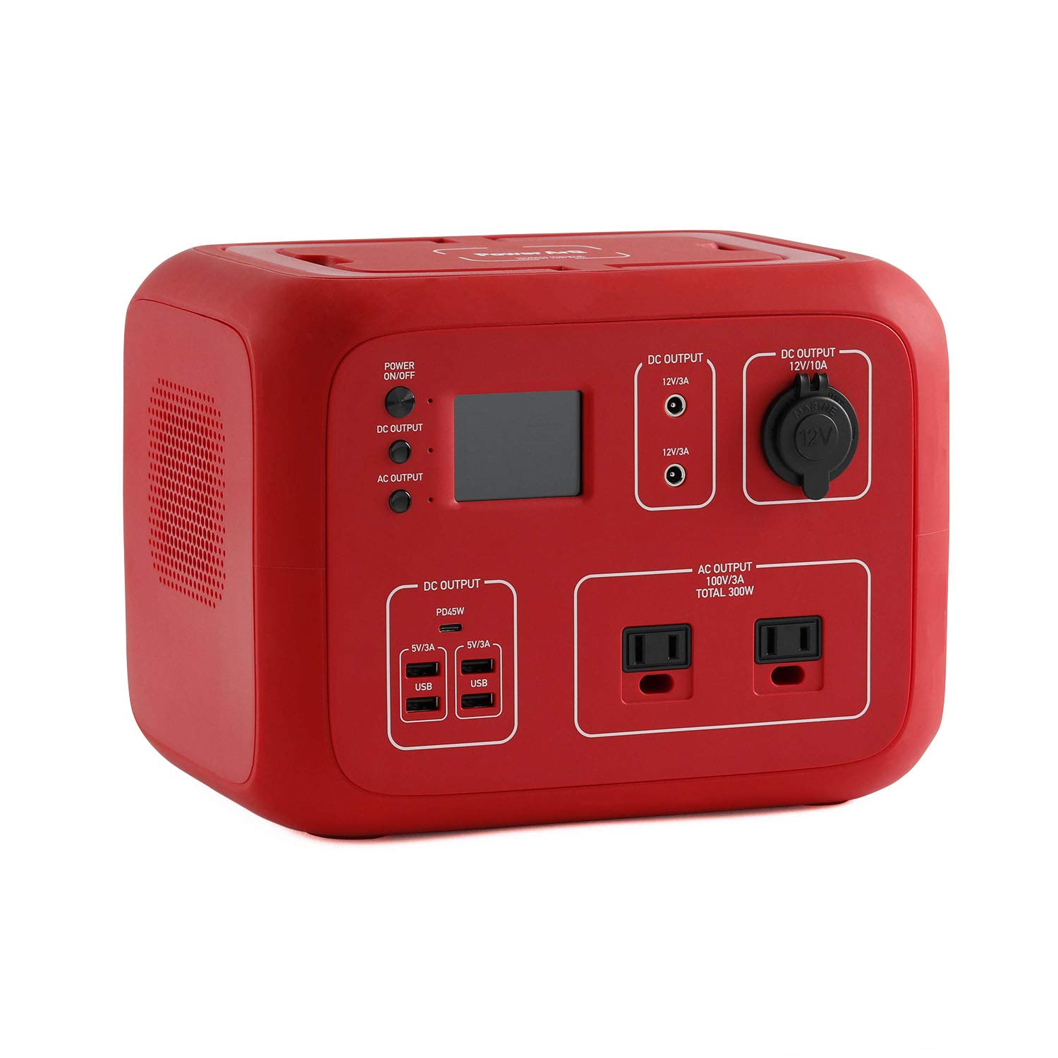 

Smart Tap Portable Power Station PowerArQ2 Red Sine Wave AC Output 300W Voltage 100V Input Voltage Wide High Capacity Battery for Car Emergency Power