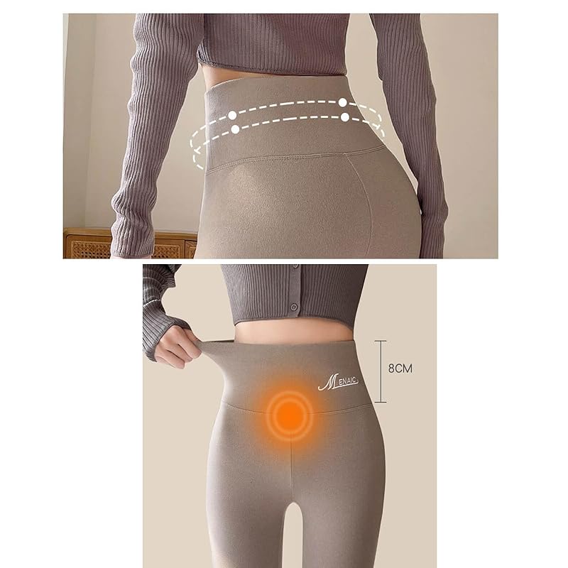 [Haru fourfivesix] Was it warm? pants ladies high waist leggings bottom of pants thermal inner Thin for winter Heat retention long spats extend warm