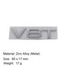 3D V8T V6T V6 V8 T for A1 A3 A5 A6 A4 A7 Q3 Q5 Q7 car Hood Fender trunk Rear Bonnet Nameplate Decal Emblem Badge Sticker