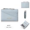 Women's Multi-Card Slot Holder: Anti-Magnetic Zipper Coin Purse, Portable Keychain Card Holder, and ID Storage Bag.