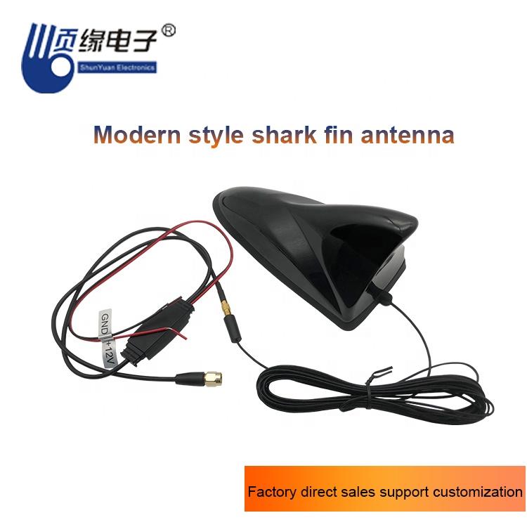 Car FM AM for Digital TV Universal Roof GPS Radio Magnetic Mount Shark Fin Car Antenna