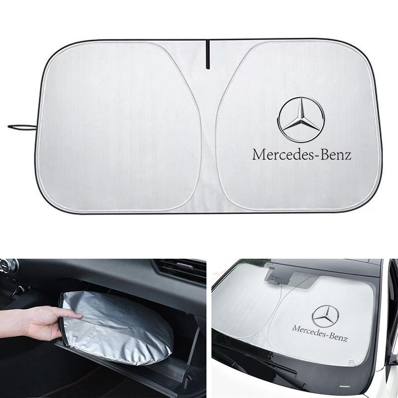 GLC GLB Car Windshield Sun Shade Covers Visors Front Window Protector for Mercedes Benz AMG W177 W176 X166 X167 C257 C218 X253