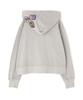 AVIREX FADE WASH CADET PATCH H Z HOOD PARKER light gray