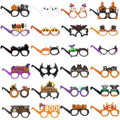 Halloween Geisterkostüm Partydekoration Partyhut Kürbis Geist Lustige Brille Foto-Requisiten