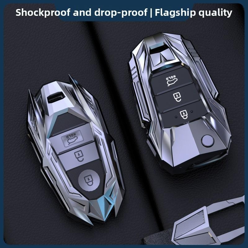 2026 Pegatina Caliente para Coche Funda Carcasa Protectora de Metal para Mando a Distancia de Coche Llavero Para KIA Sportage Cerato Optima K2 K3 K4 K5 RIO Picanto Soul Soren