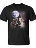 Ratten heulen den Mond an Shirt Ratten T-Shirt Unisex für den täglichen Gebrauch 2025 Lustiges Weihnachts-Neuheit Herren-T-Shirt Sommertrend