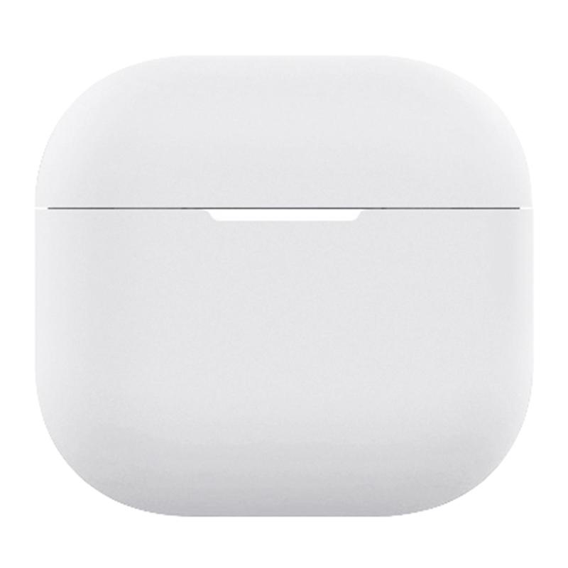 

Для AirPods 4 Силіконовий чохол Bluetooth-сумісний чохол для навушників Захисна кришка проти подряпин White