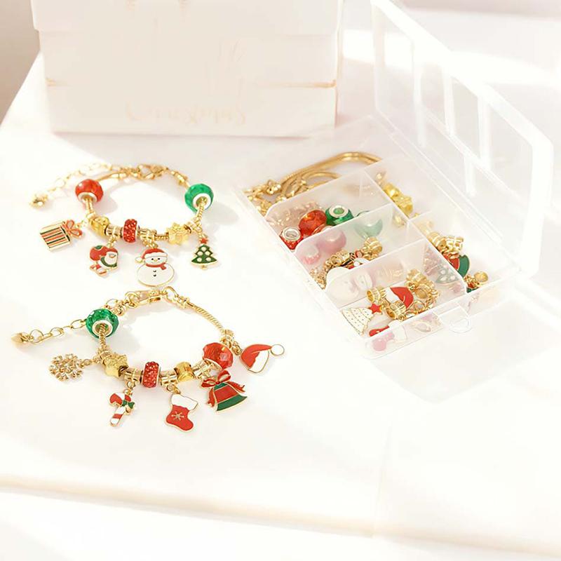 Weihnachts-Countdown Adventskalender Blindbox Weihnachts-Themen DIY Armband