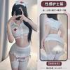 Domila Sexy Underwear Sexy Nurse Uniform Hollowed Out Hot Exposed Buttocks Strap Bed Teasing Passion Suit Free