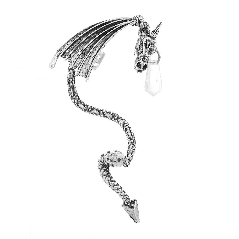 Punk Stil Ohrhänger, Kreativer Mode Persönlichkeitstrend Retro Drachen Ohrstecker