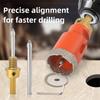 M14 Positioning Centering Tool Stable Clamping Brazing Center Drill Accurate Positioning Diamond Hole Saw Centering Tool