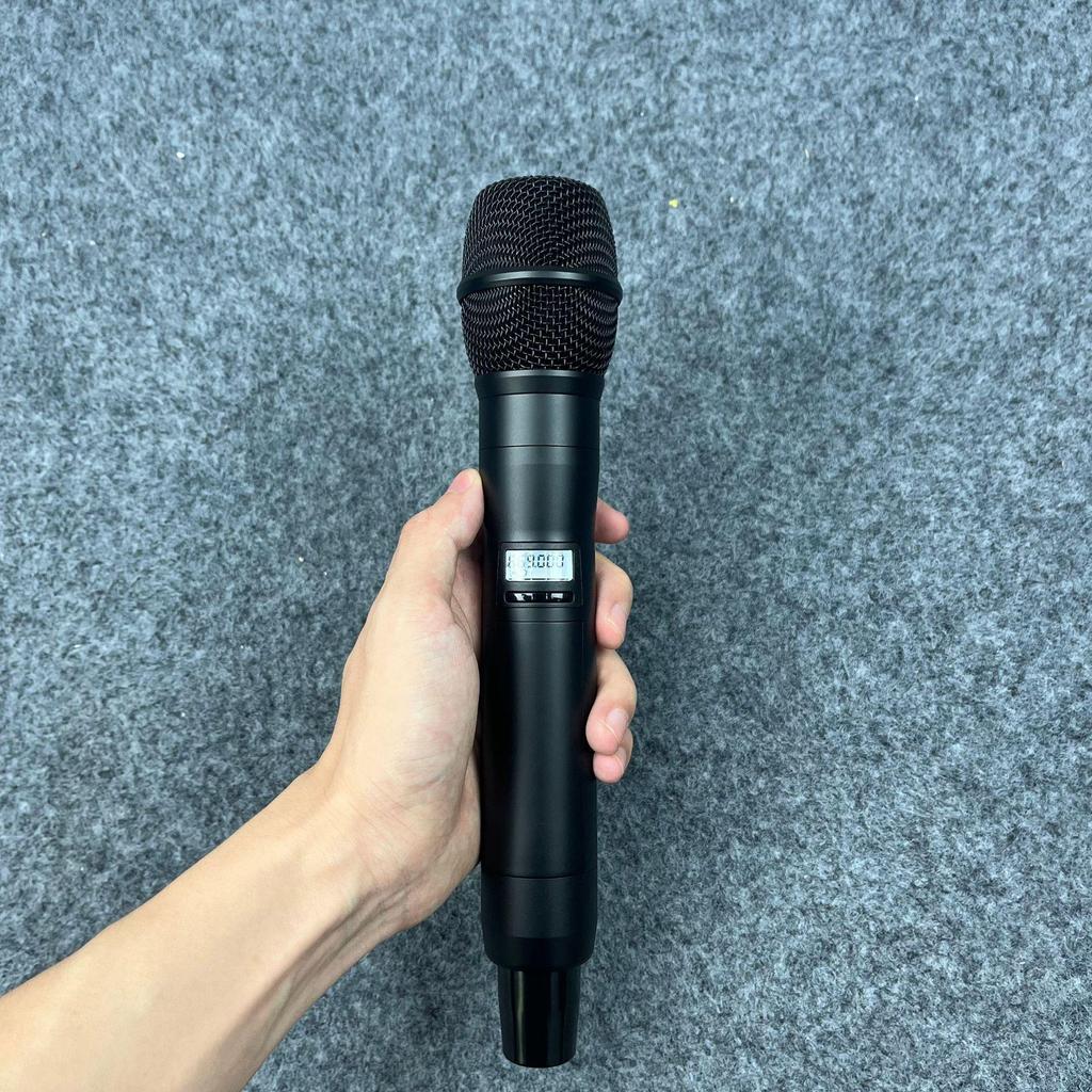 True Diversity Wireless Microphone Set with High Sound Quality, Dual Microphones