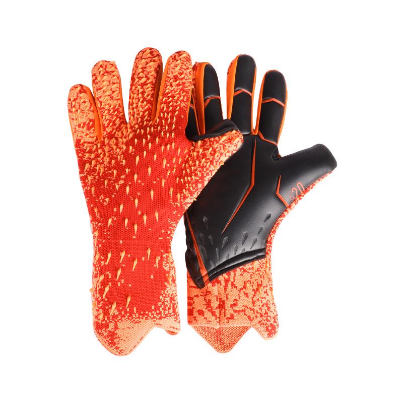 International Adult Latex Fingerless Breathable Thickened Goalkeeper Gloves