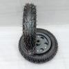 300-8 Pneumatic Cast Iron Trolley Wheel: 6-Ply Wire Construction for Industrial and Mining