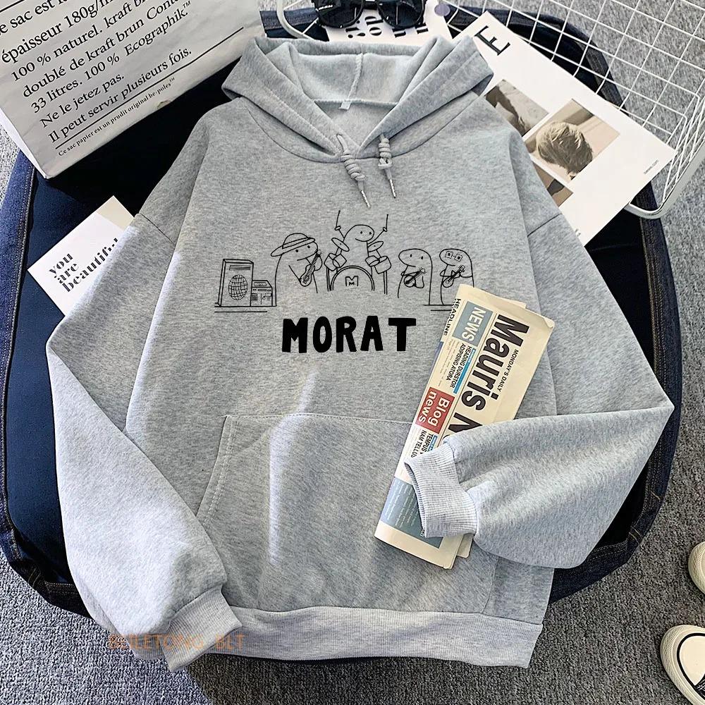 Morat Music Group Hoodie Graphic Printing Hip Hop Comfortable Sweatshirt Funko Pop Punk Clothing Sudaderas Fleece Punk Pullovers