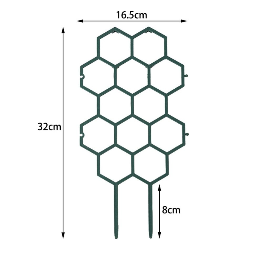 Honeycomb Design Plant Support Rustproof Plastic Stackable Garden Climbing Frame Easy To Use Durable Honeycomb Plant Trellis