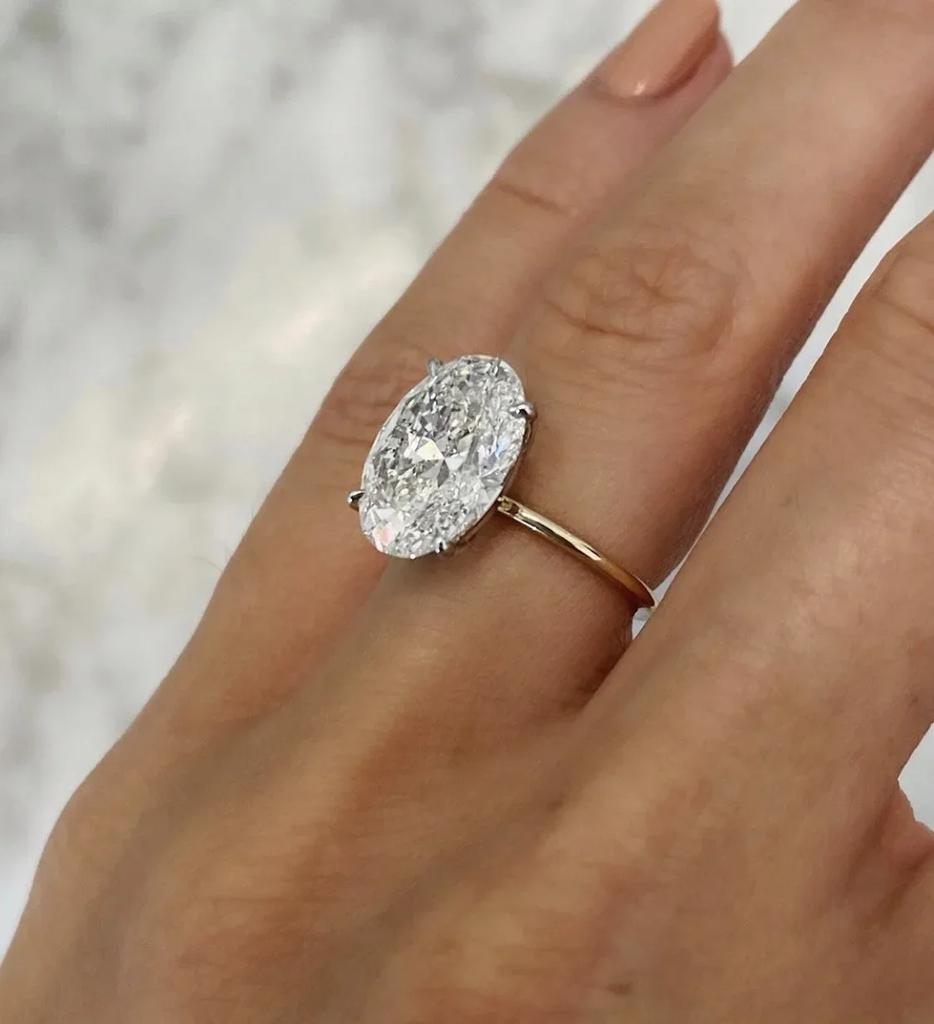2024 new simple ins style inlaid zircon ring, handmade super shiny jewelry