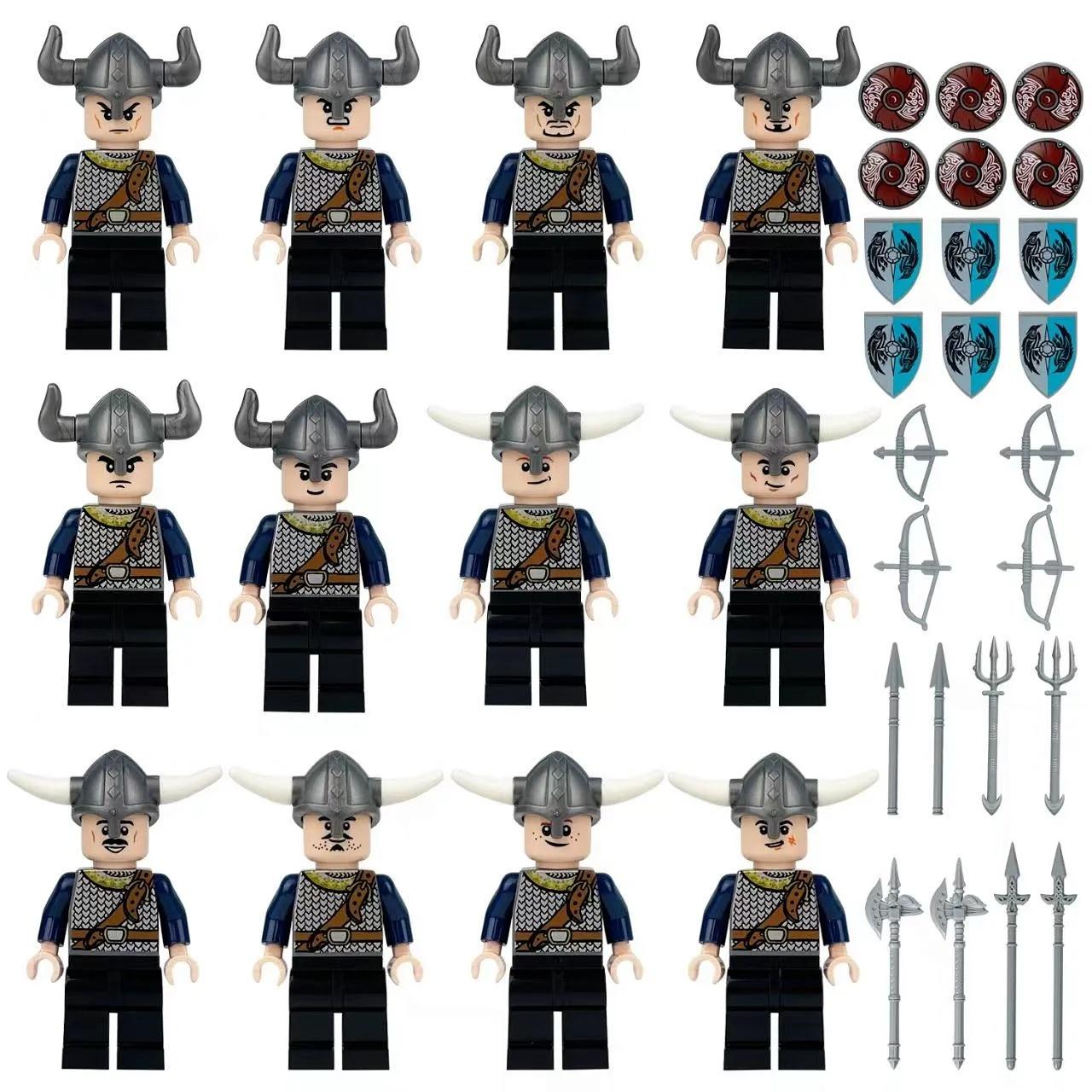 

Піратський Середньовічний Воїн Мініфігурка Збірка Будівельний Блок Іграшка Хлопчик