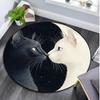 Animal  Circular Rug Office Decorative Carpet For Living Room Bedroom Door Mat Floor Rug Computer Chair Area Rug Viking Theme Decor