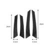 1 Set Innentürgriff Zuggriff Abdeckung Verkleidung Passend für Mazda 3 2010 2011 2012 2013 Schwarze Kohlefaser