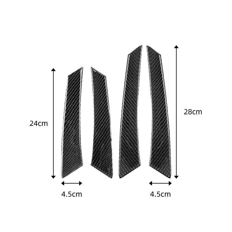 1 Set Innentürgriff Zuggriff Abdeckung Verkleidung Passend für Mazda 3 2010 2011 2012 2013 Schwarze Kohlefaser