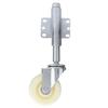 4  Nylon Gate Wheel Spring Loaded Swivel Caster Heavy Duty 110lbs Load Capacity