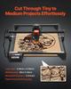 Laser Engraver Laser Engraving Machine 5W Compressed Spot Eye Protection