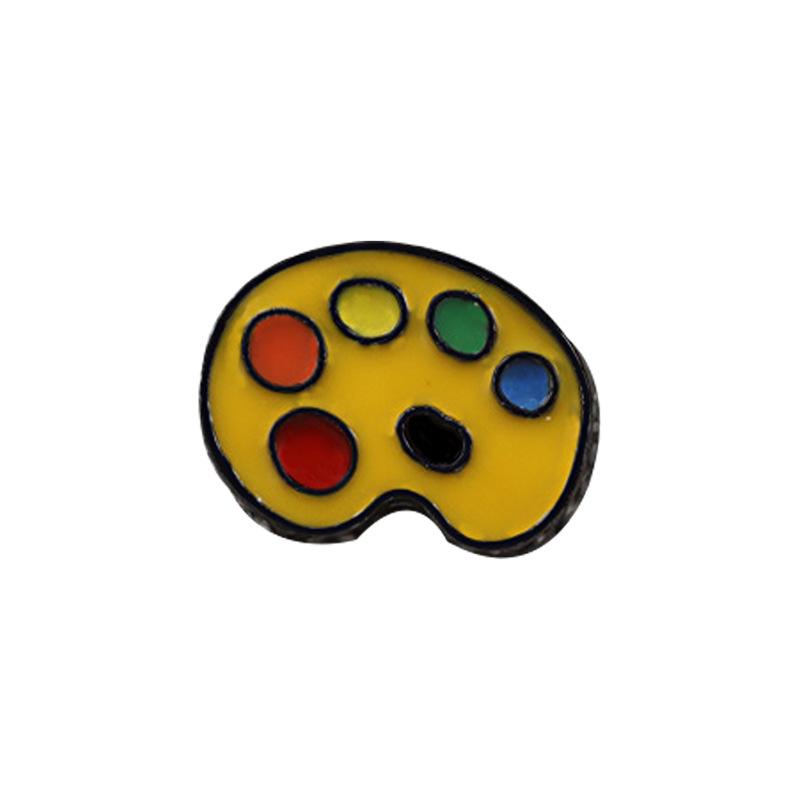 Six-Color Rainbow Corsage Metal Brooch Pin for Coats, Hats, and Backpacks