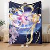 Sailor Moon Adventure Blanket Warmthful Decor Blanket Versatile for Sofa Sofa Couch Office Bed Picnics Warmthful Decor Best Holiday Y3