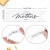 100pcs Handmade Mother Day Tags White Paper Hand Gift Hanging Tag  Gift Wrapping