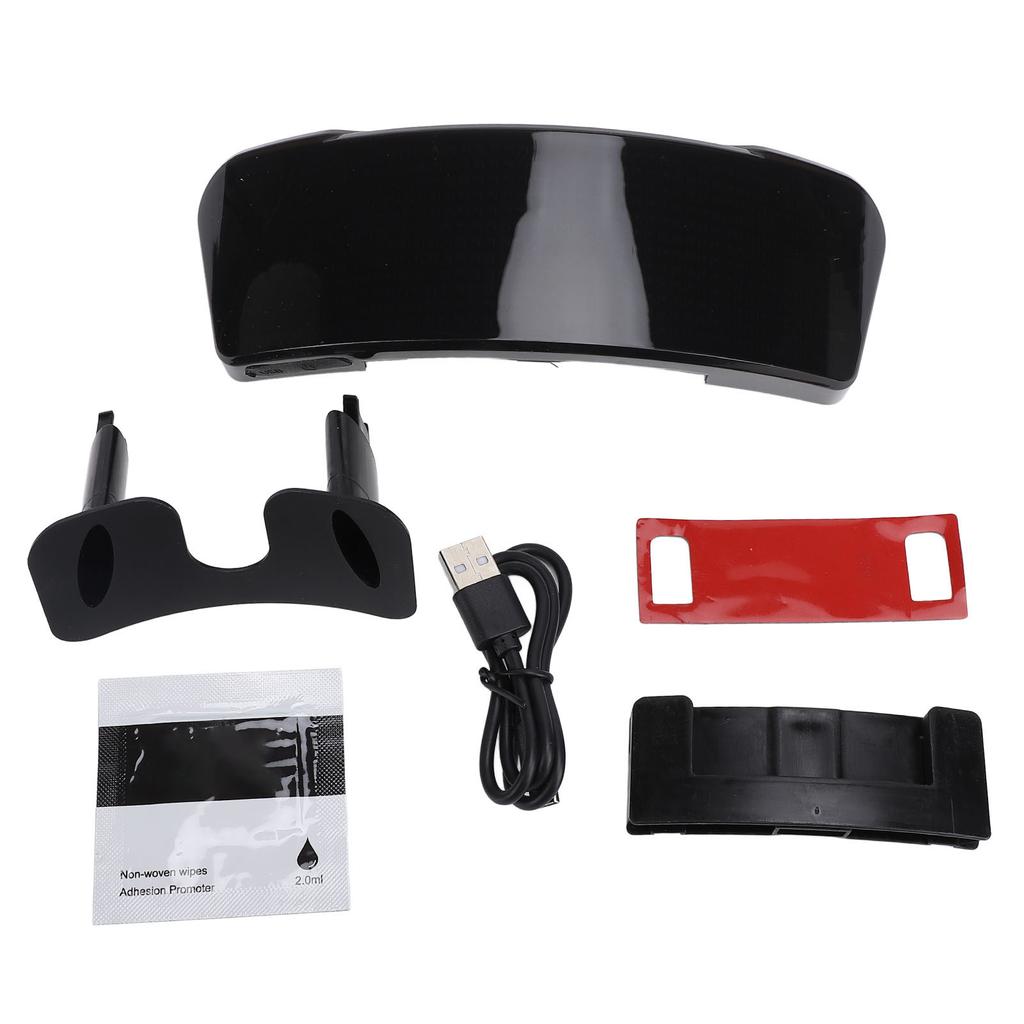 Motorcycle Helmet Light Wireless Colorful LED Kit Bluetooth APP Control for Night Riding Cycling