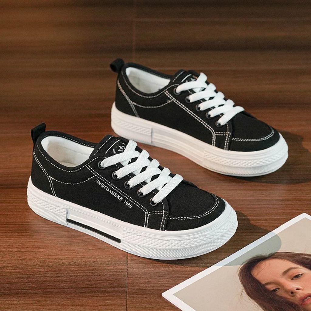 Women's Versatile Canvas Sneakers - Summer Spring Autumn 2025 Collection, Breathable & Casual
