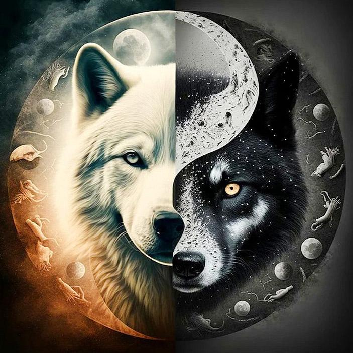 Diamond Art Painting Mosaic Tai Chi Animals Full Square/Round Embroidery Tai Ji Yin Yang Bird Home Decor