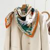 88*88cm Silk Scarf Women 100% Pure Mulberry Big Square Twill Scarf Lightweight Summer Shawl Elegant Neck Wrap Gift