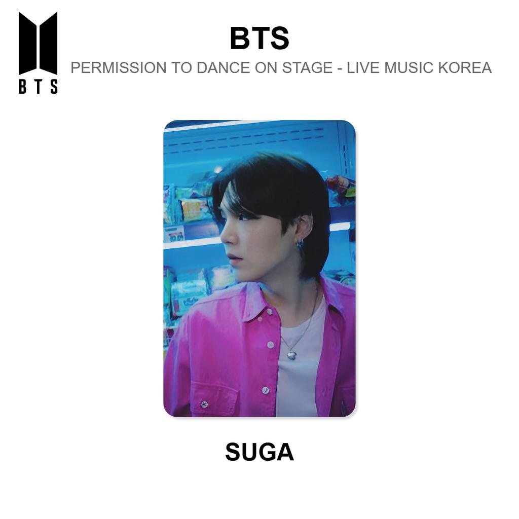 BTS אישור ריקוד על הבמה - קוריאה מוזיקה חיה קארד תמונה רשמי