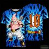 Japan Fußball Team Goku Anime T-Shirt für Männer Frauen, Dragon Ball Grafik Fußball Trikot T-Shirt, Lässiges Fan Geschenk Top Streetwear