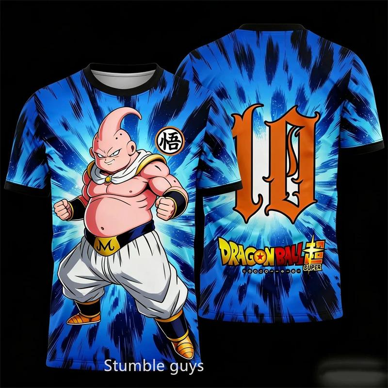 Dragon Ball T-shirt Boys Clothes Girls Super Men T-Shirt Goku Women Super Saiyan 4 Anime Sportswear Tee S